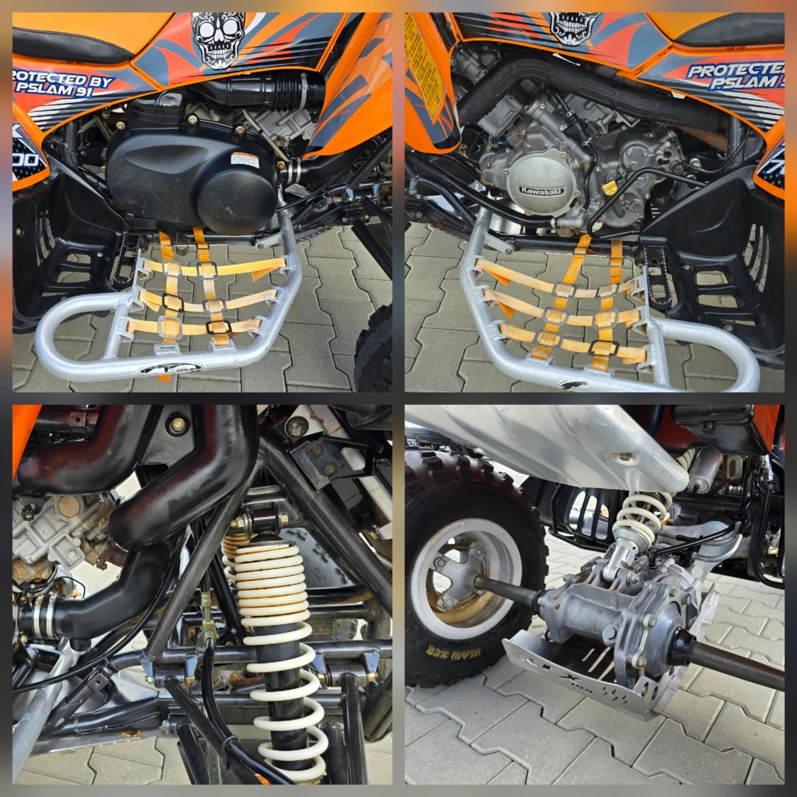 Kawasaki Kfx 700, Само за ценители!, снимка 13 - Мотоциклети и мототехника - 54253188