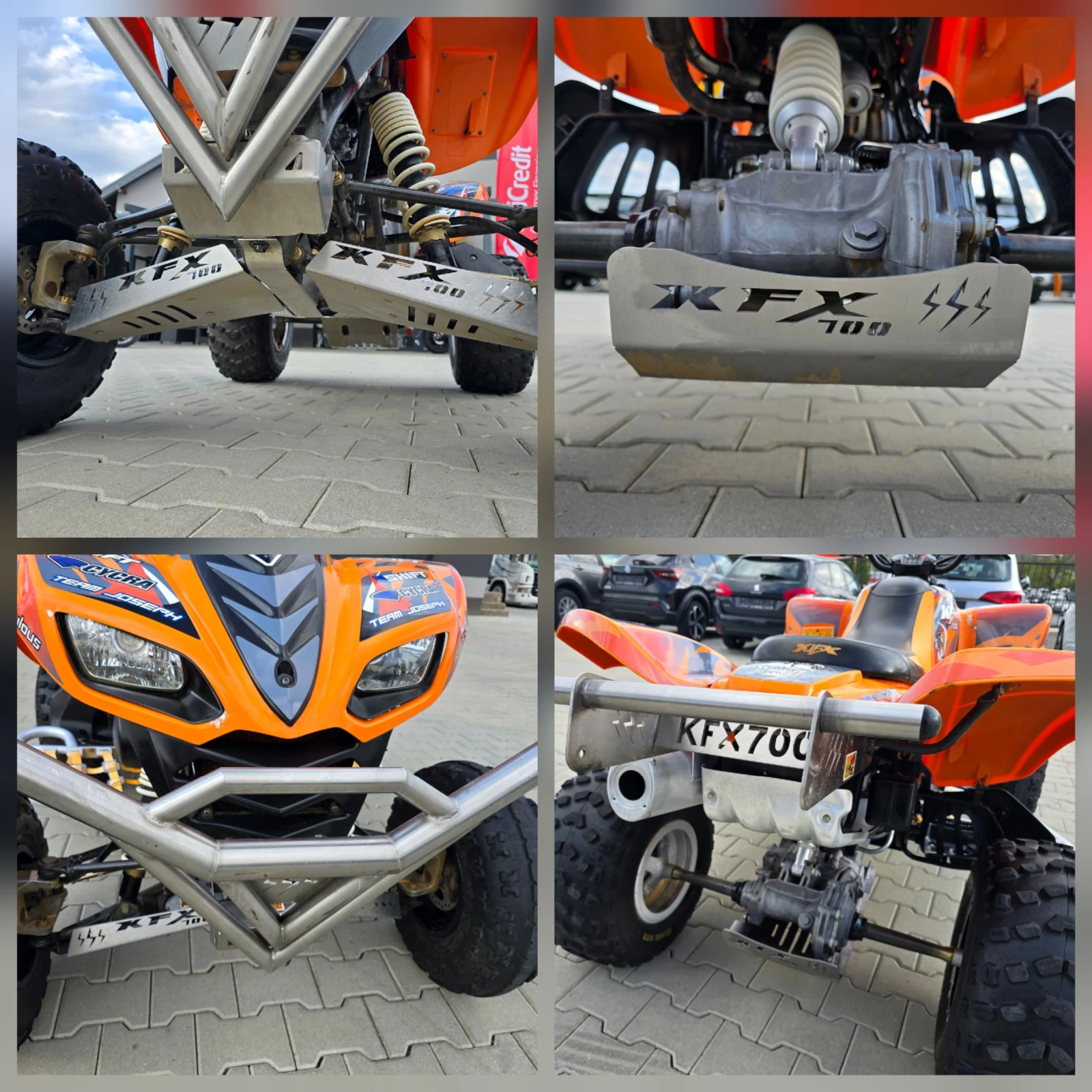 Kawasaki Kfx 700, Само за ценители!, снимка 14 - Мотоциклети и мототехника - 54253188