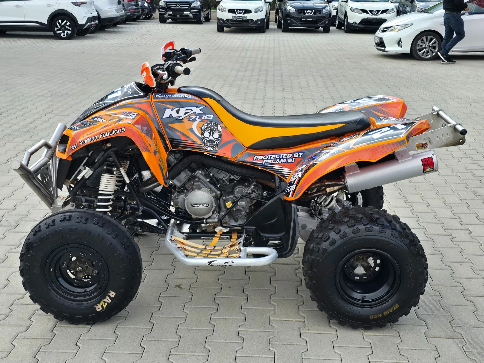 Kawasaki Kfx 700, Само за ценители!, снимка 6 - Мотоциклети и мототехника - 54253188