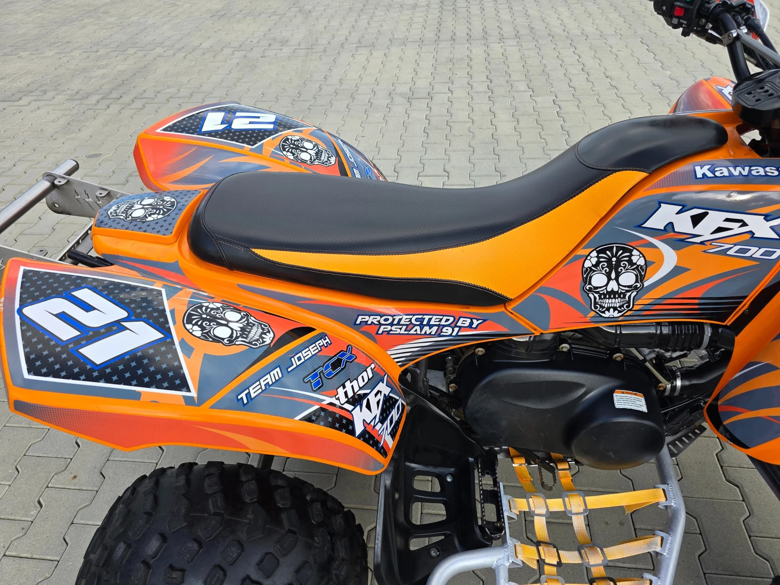 Kawasaki Kfx 700, Само за ценители!, снимка 11 - Мотоциклети и мототехника - 54253188