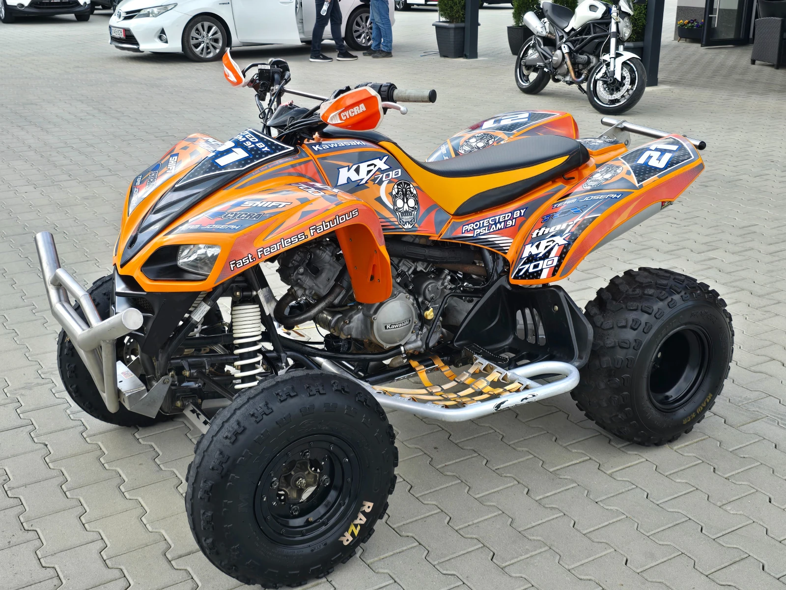 Kawasaki Kfx 700, Само за ценители!, снимка 7 - Мотоциклети и мототехника - 54253188