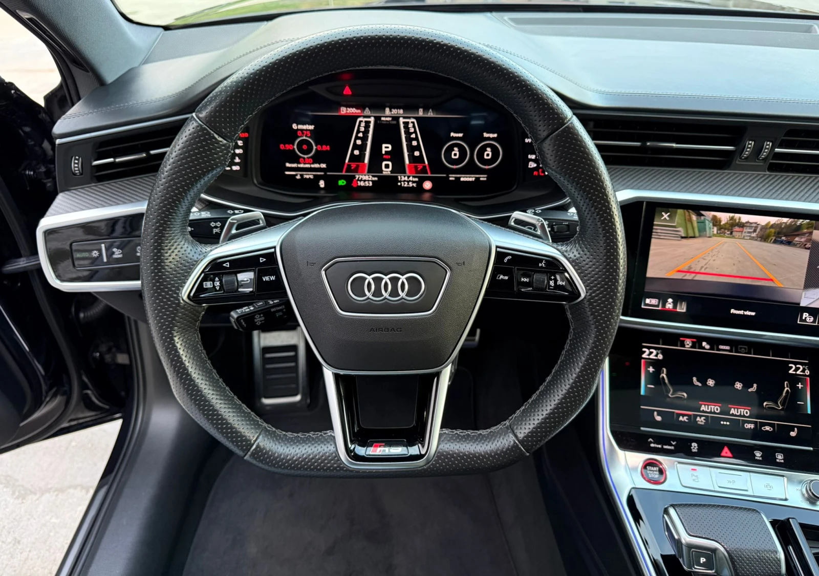 Audi Rs6 EXCLUSIVE/Ceramic/B&O/Matrix/360* /TV/78 хил.км.!! - изображение 9