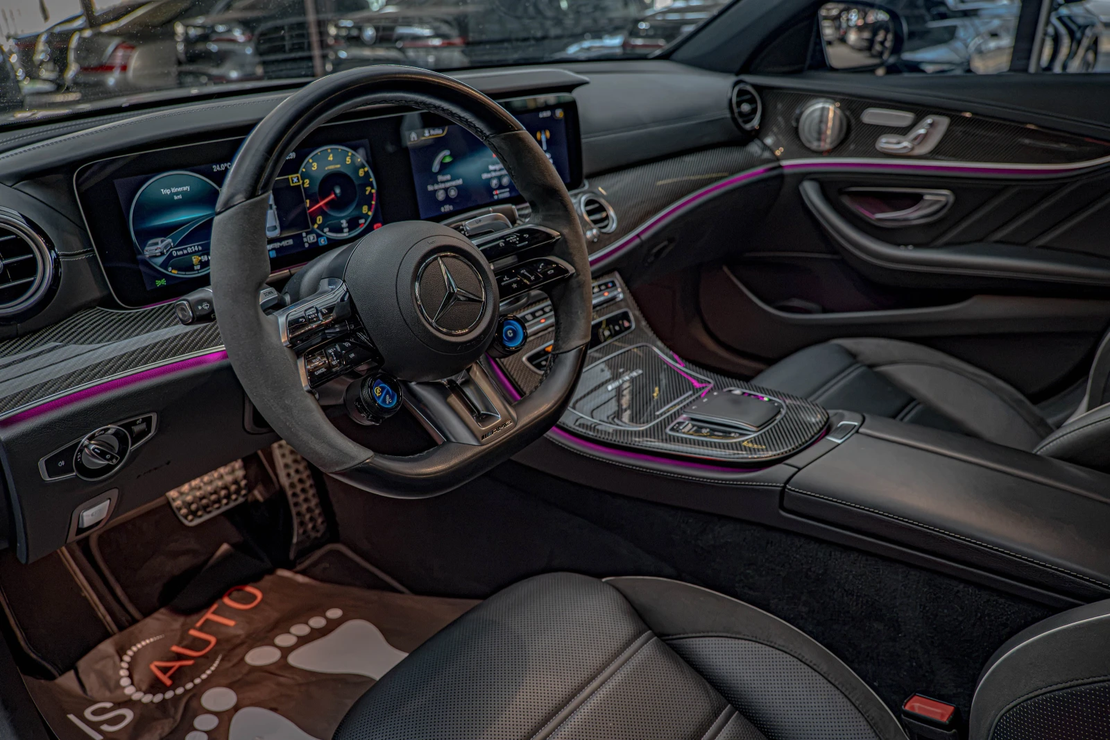 Mercedes-Benz E 63 AMG S/4M+ /Burmester/HuD/SpeedShift/360������/������ | Mobile.bg � ����������� 7