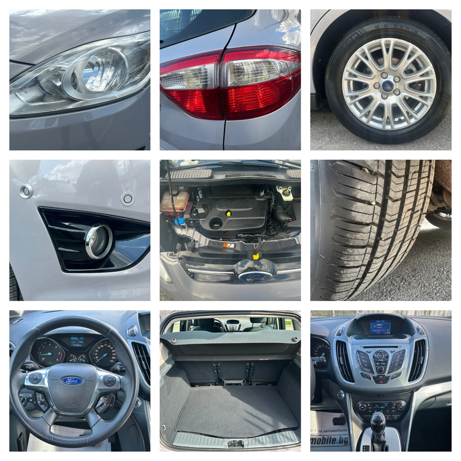 Ford C-max 2.0D-163ks-170000��-����-AUTOMAT-PDC-TITANIUM-EUR5 | Mobile.bg � ����������� 17