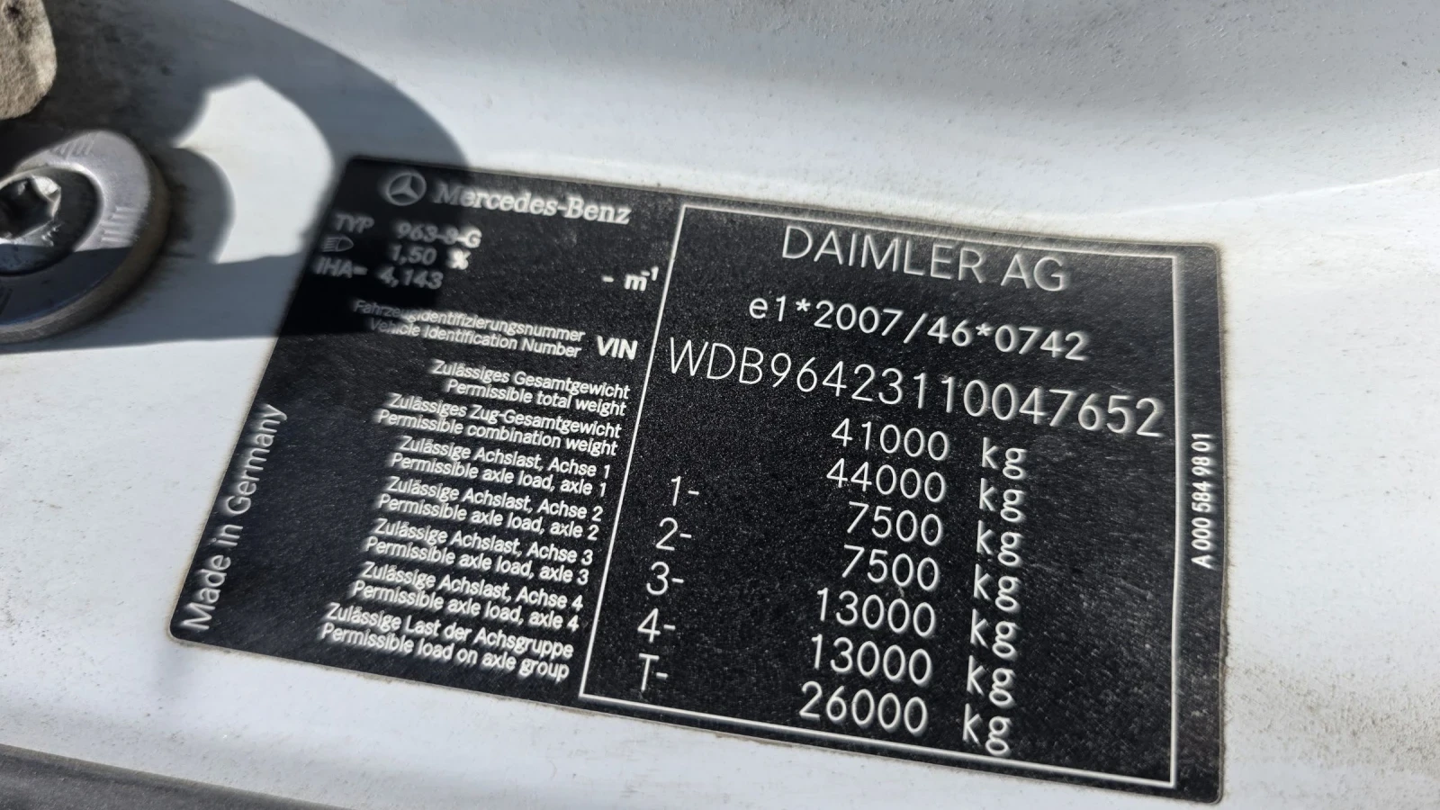 Mercedes-Benz Arocs 41 51 EURO 6 8X4, снимка 5 - Камиони - 55299437