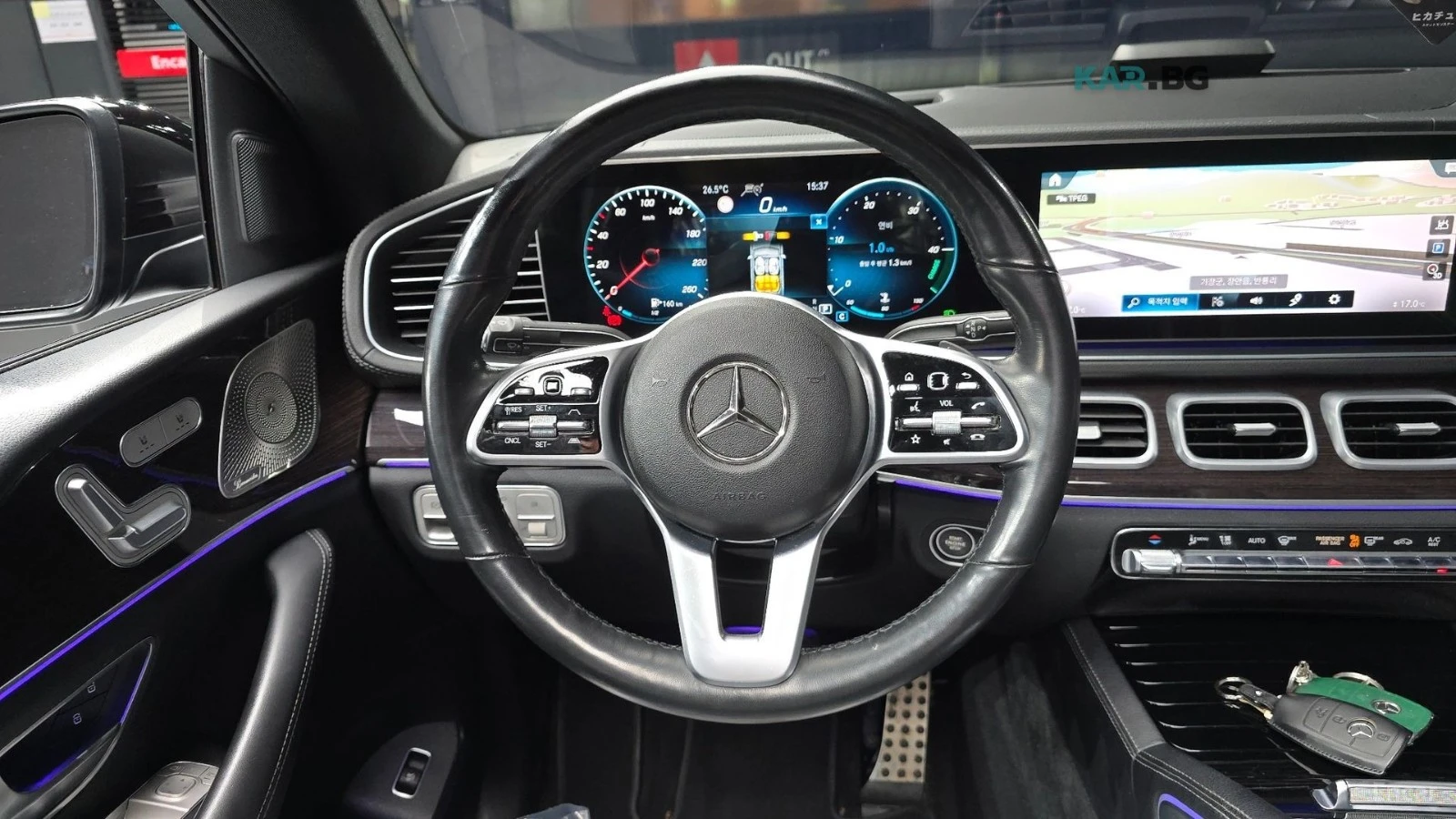 Mercedes-Benz GLE 400 4MATIC* КОЖА* ПОДГРЕВ* ОБДУХВ* BURMASTER* PANO* 36, снимка 11 - Автомобили и джипове - 55327196