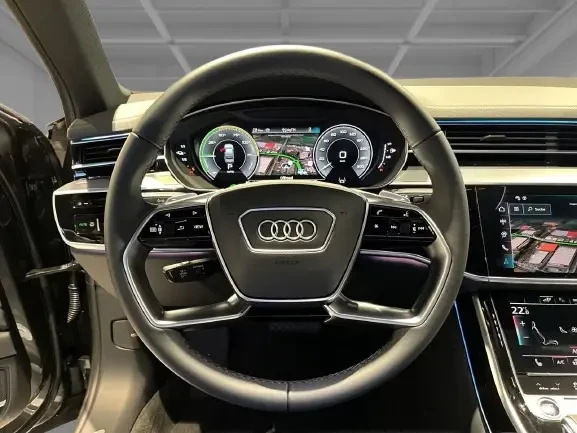 Audi A8 TFSIe Quattro = S-line = Black OpticsPlus Гаранция, снимка 7 - Автомобили и джипове - 53971295