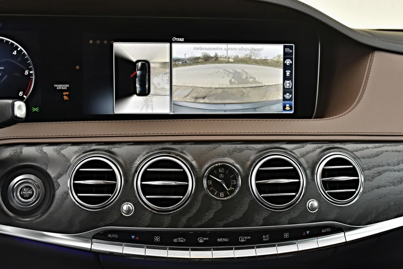 Mercedes-Benz S 400 D 4M 3xTV AMG Optik LONG 360 MULTIBEAM HEADUP, снимка 12 - Автомобили и джипове - 49700004