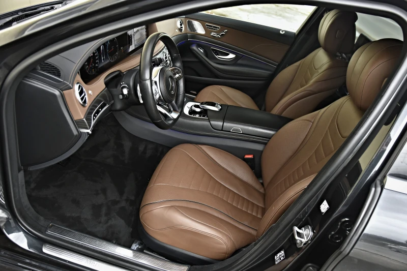 Mercedes-Benz S 400 D 4M 3xTV AMG Optik LONG 360 MULTIBEAM HEADUP, снимка 8 - Автомобили и джипове - 49700004