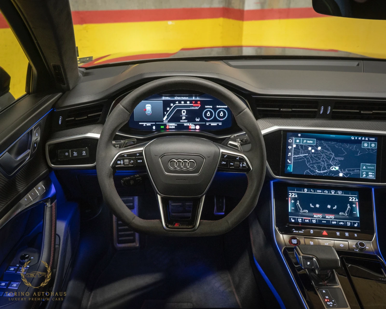 Audi Rs6 CERAMIC* B&O* 360CAM* PANO* ALLBLACK* FULLMAXX*  | Mobile.bg   14