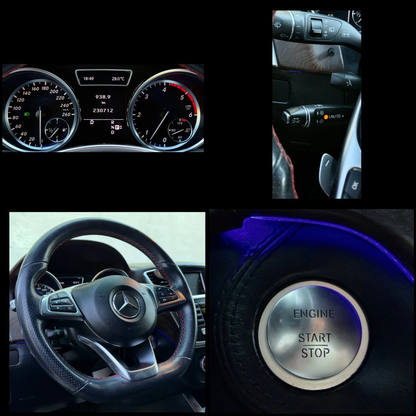 Mercedes-Benz ML 350 BLUETEC V6 4 MATIC , снимка 10 - Автомобили и джипове - 55476182