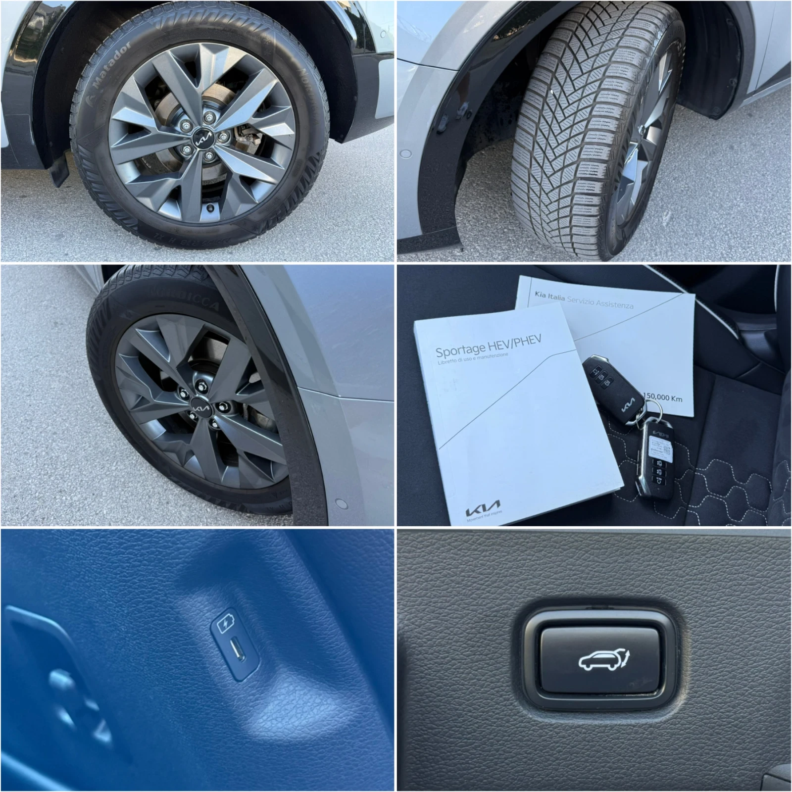 Kia Sportage 1.6HEV 230кс/GTLINE/ПОДГРЕВ/360/DISTRONIC/ИСТОРИЯ/, снимка 17 - Автомобили и джипове - 55598153