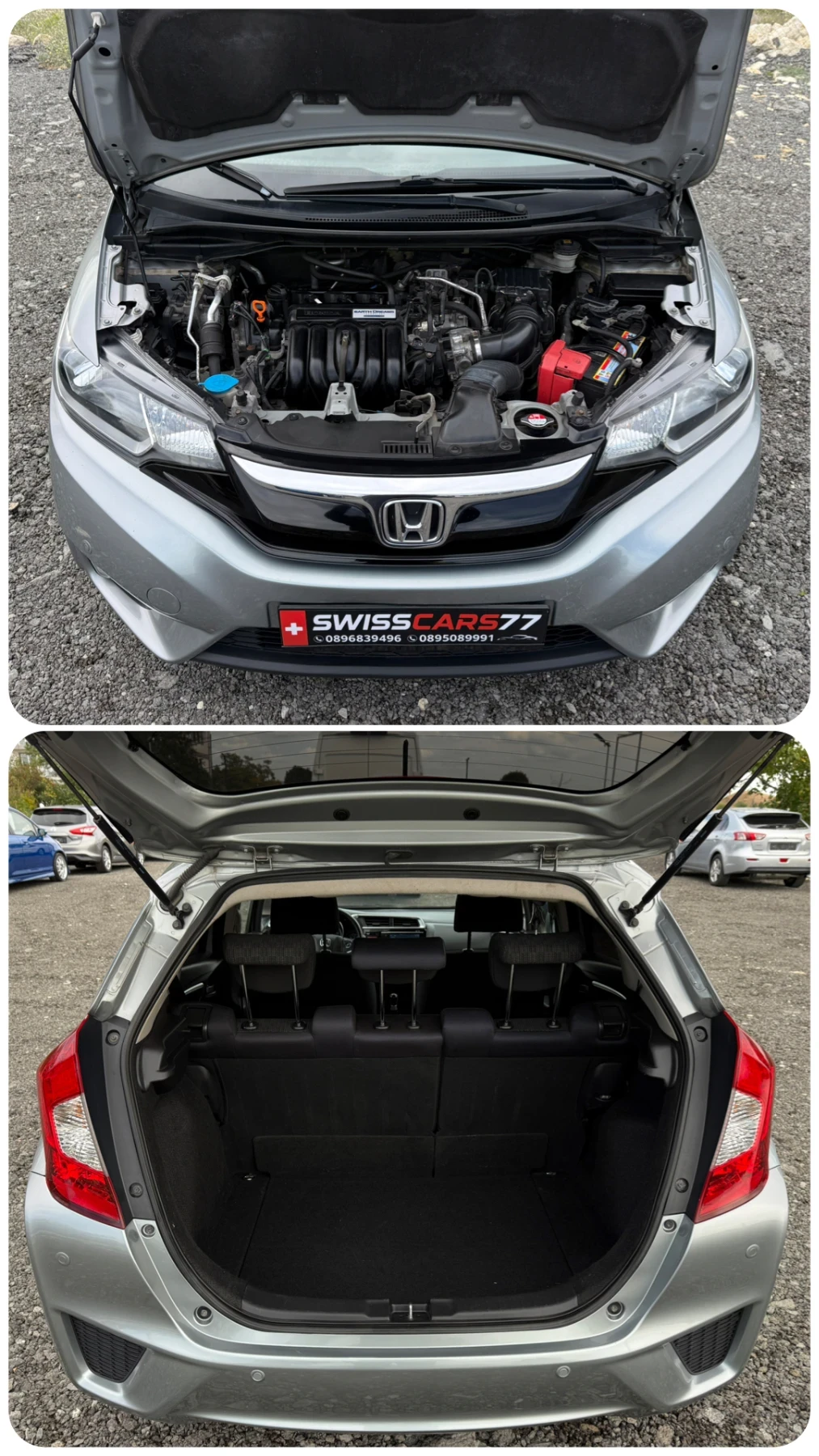 Honda Jazz 1.3i-VTEC Швейцария 100% Реални КМ ВИДЕО ЛИЗИНГ, снимка 7 - Автомобили и джипове - 56245249