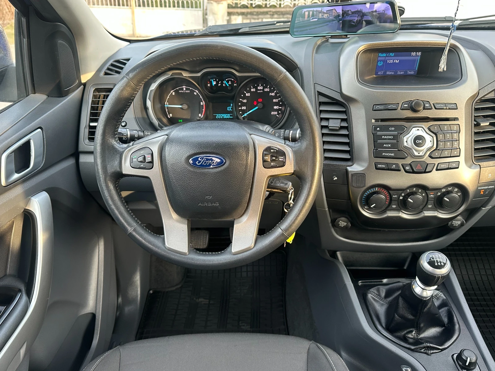 Ford Ranger 2.2D-150k.s-ITALIA-CAMERA-4X4-KLIMATIK-6sk-EURO5B, снимка 8 - Автомобили и джипове - 53892875