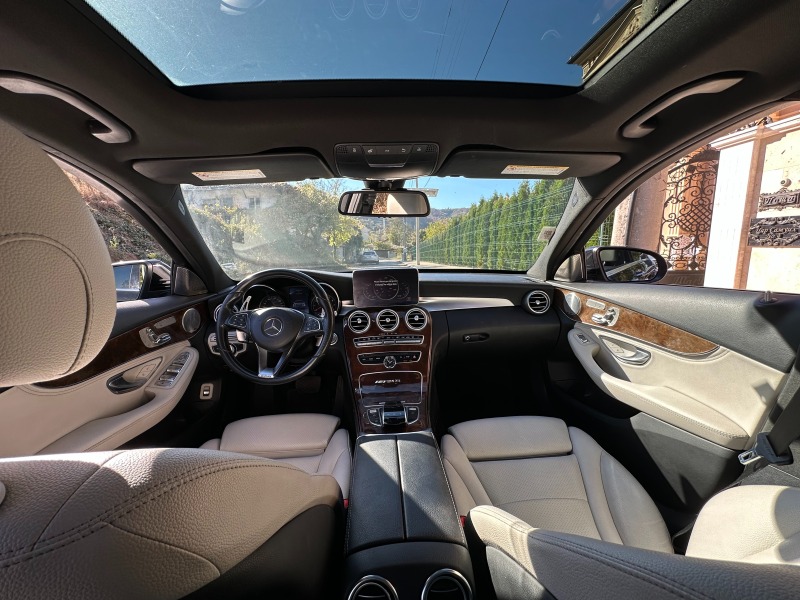 Mercedes-Benz C 400 Burmester* Panorama* KEYLESS-GO, снимка 12 - Автомобили и джипове - 43654873