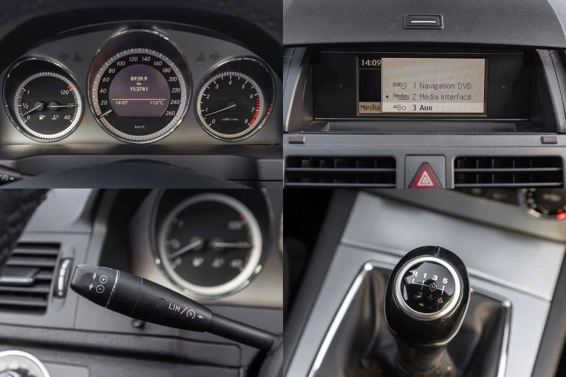 Mercedes-Benz C 180 компресор* авангард* мултимедия* темпомат, снимка 11 - Автомобили и джипове - 53114891