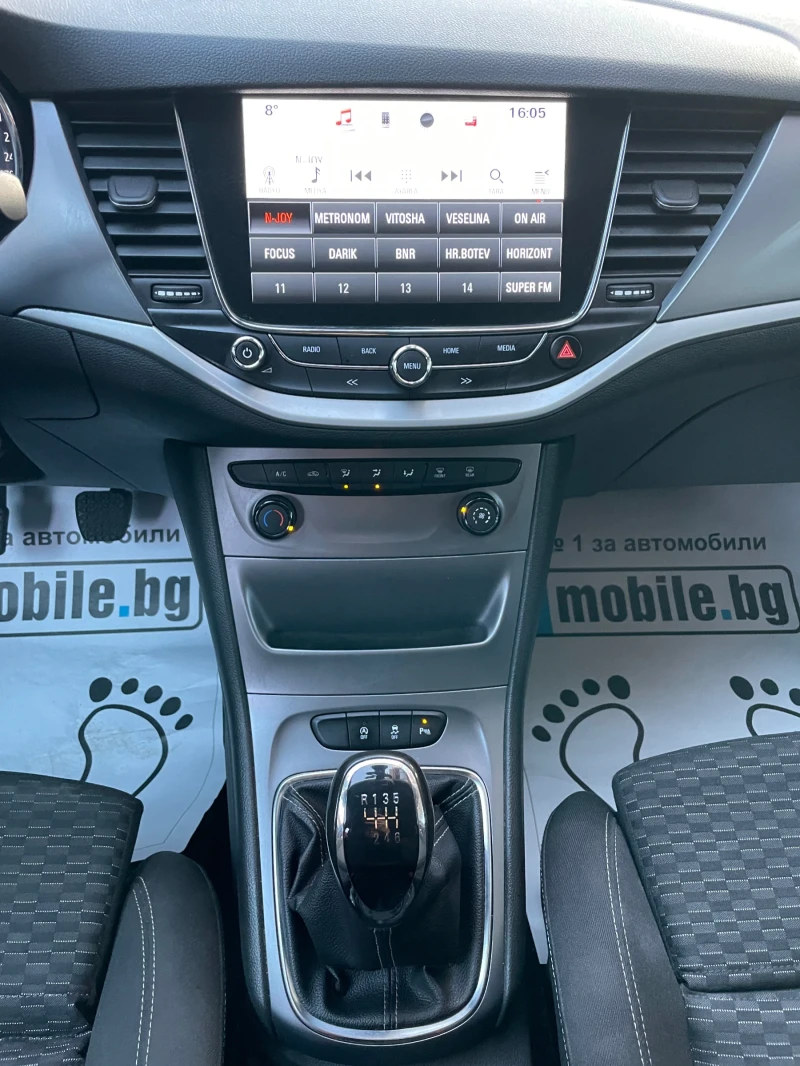 Opel Astra 1.6 CDТI  116 КС, снимка 14 - Автомобили и джипове - 53501031