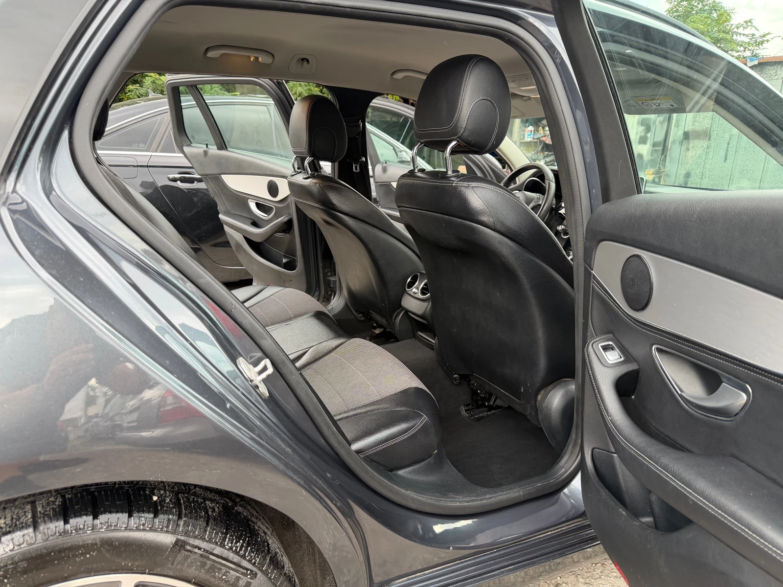 Mercedes-Benz C 220 CDI 170HP AVTOMAT AVANTGARD KOJA NAVI LED NOV 2017, снимка 17 - Автомобили и джипове - 55407873