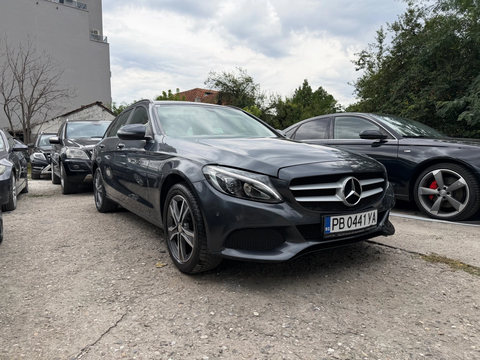 Mercedes-Benz C 220 CDI 170HP AVTOMAT AVANTGARD KOJA NAVI LED NOV 2017, снимка 4 - Автомобили и джипове - 55407873