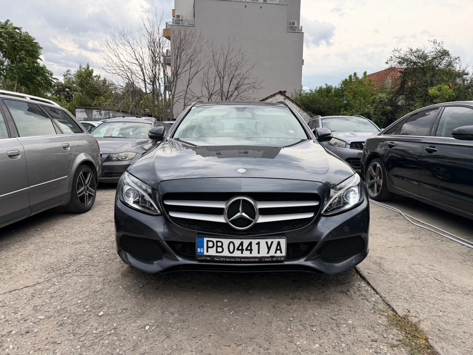 Mercedes-Benz C 220 CDI 170HP AVTOMAT AVANTGARD KOJA NAVI LED NOV 2017, снимка 3 - Автомобили и джипове - 55407873