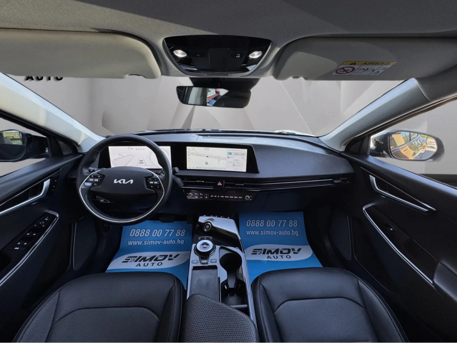 Kia EV6 77.4KWH ТЕРМО-ПОМПА ДИСТРОНИК ОБДУХВАНЕ MERIDIAN, снимка 12 - Автомобили и джипове - 55646440