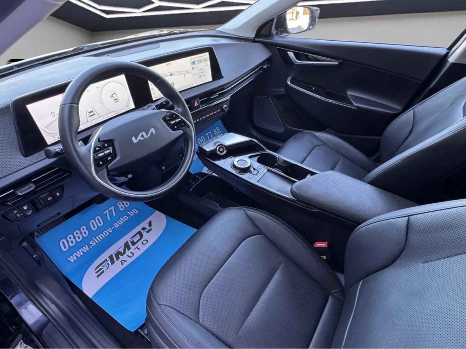 Kia EV6 77.4KWH ТЕРМО-ПОМПА ДИСТРОНИК ОБДУХВАНЕ MERIDIAN, снимка 8 - Автомобили и джипове - 55646440