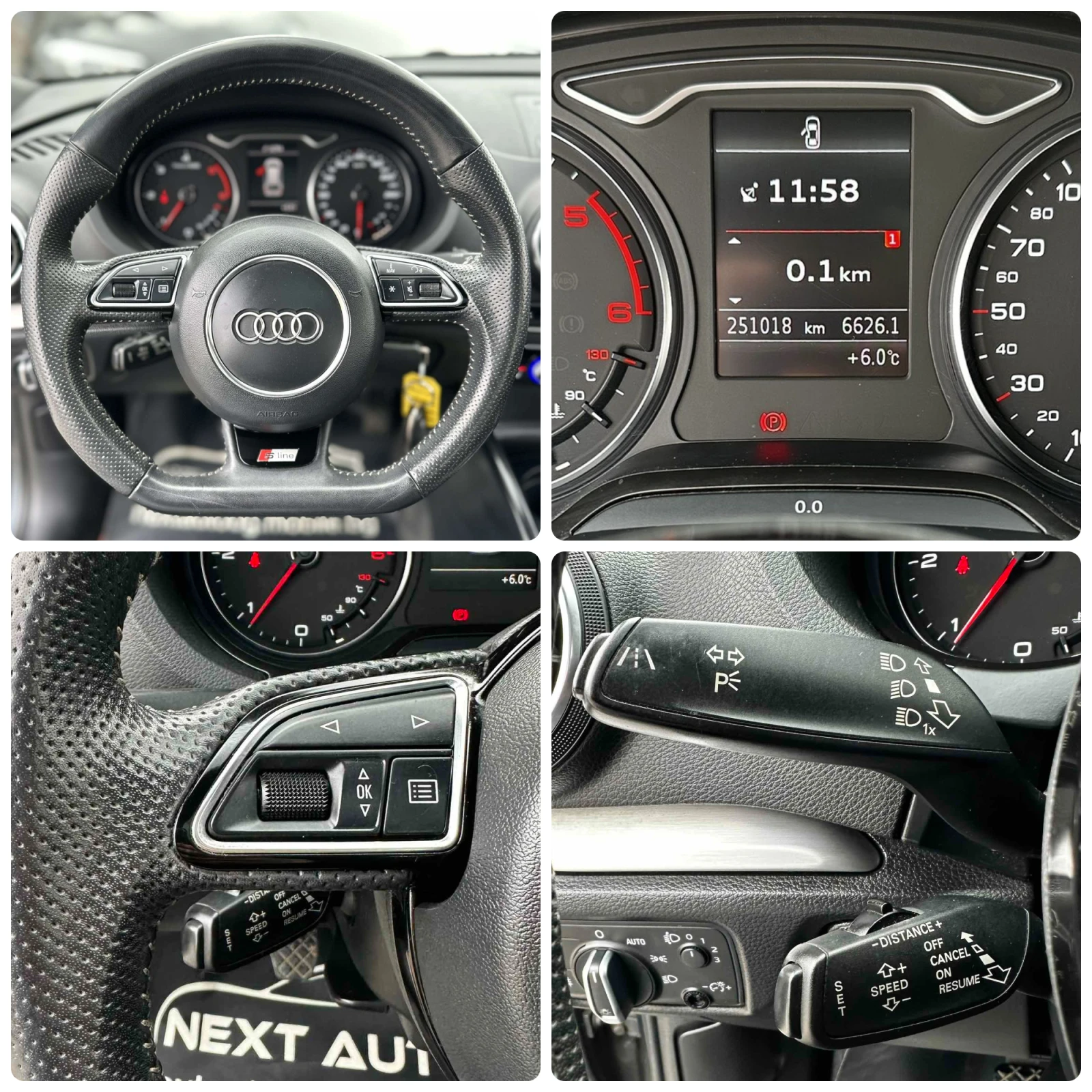 Audi A3 SPORTBACK 1.6TDI 105HP S LINE DISTRONIC CAMERA E5B, снимка 13 - Автомобили и джипове - 53924851
