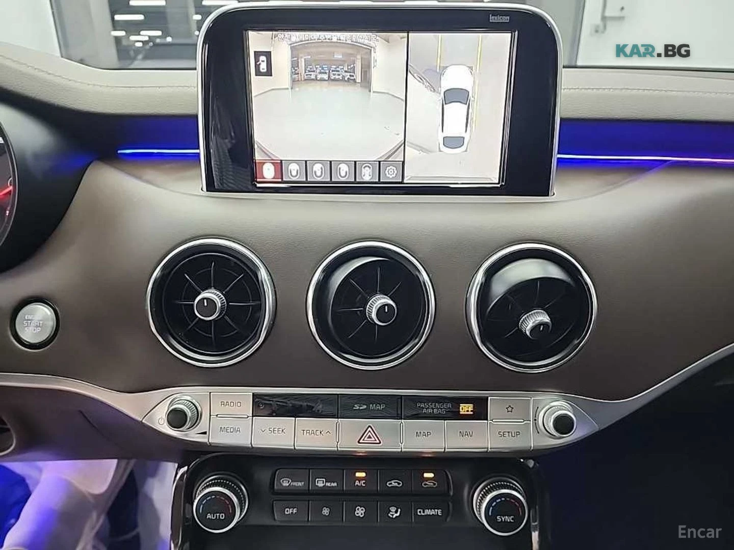 Kia Stinger 3.3 GT TURBO* ОБДУХ* AWD* 360* HUD* , снимка 10 - Автомобили и джипове - 54840343