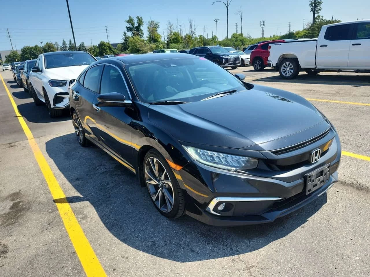 Honda Civic TOURING/CARFAX/Ленти/ШИБЕДАХ/Подгрев, снимка 2 - Автомобили и джипове - 55570015
