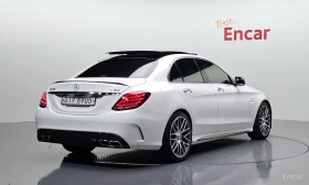 Mercedes-Benz C 63 AMG ДИСТРОНИК * ПОДГРЕВИ * HEAD-UP * BURMESTER, снимка 3