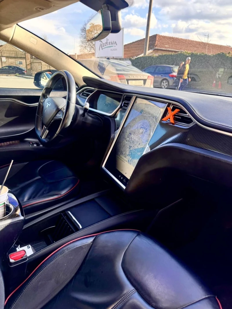 Tesla Model S P85+ Signature - Free Supercharge, снимка 10 - Автомобили и джипове - 53413437