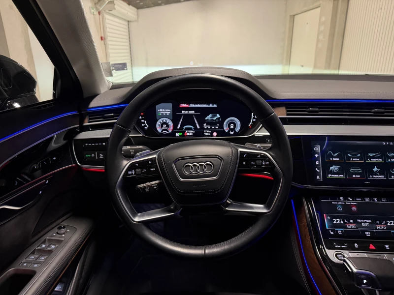 Audi A8 ЗАВИВАЩ З. МОСТ* ШОФ.ПАКЕТ* Digital М.* МАСАЖИ* ВА, снимка 9 - Автомобили и джипове - 53461009