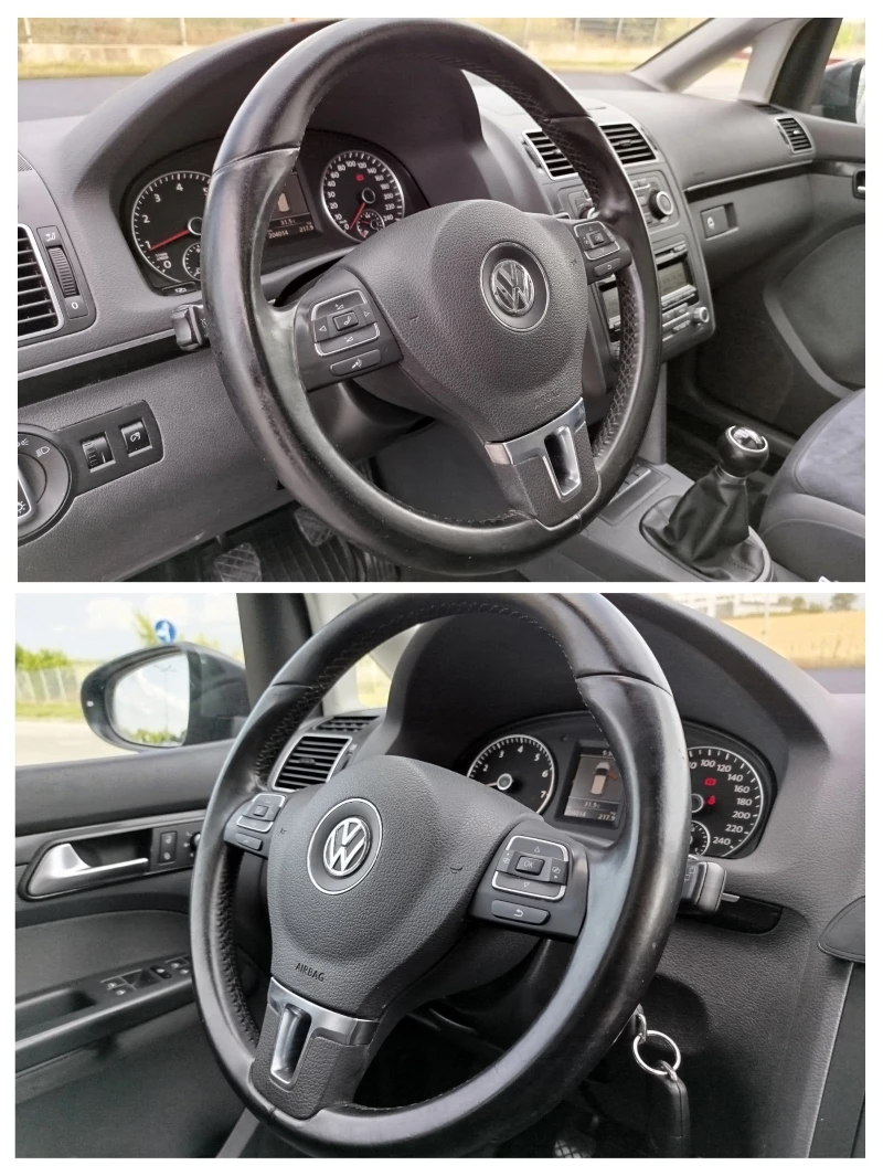 VW Touran 1.4tsi-Xenon-Panorama, снимка 16 - Автомобили и джипове - 50658713