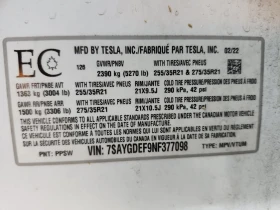 Tesla Model Y * PERFORMANCE * CARFAX * БЕЗ ПЪРВОНАЧАЛНА ВНОСКА, снимка 7