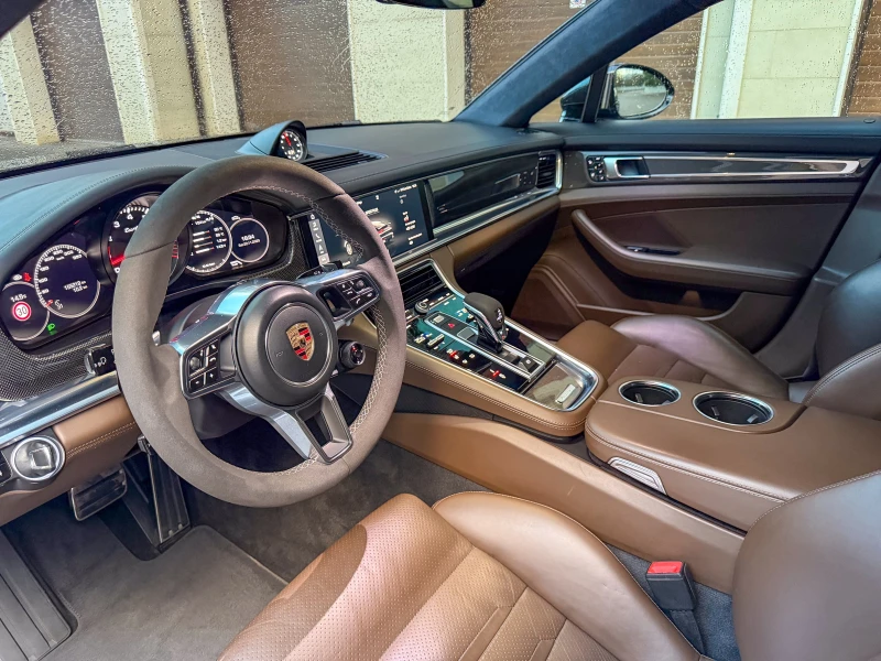 Porsche Panamera Turbo| SportDesign| Carbon| TwoToneInterior| ЛИЗИН, снимка 10 - Автомобили и джипове - 52504950