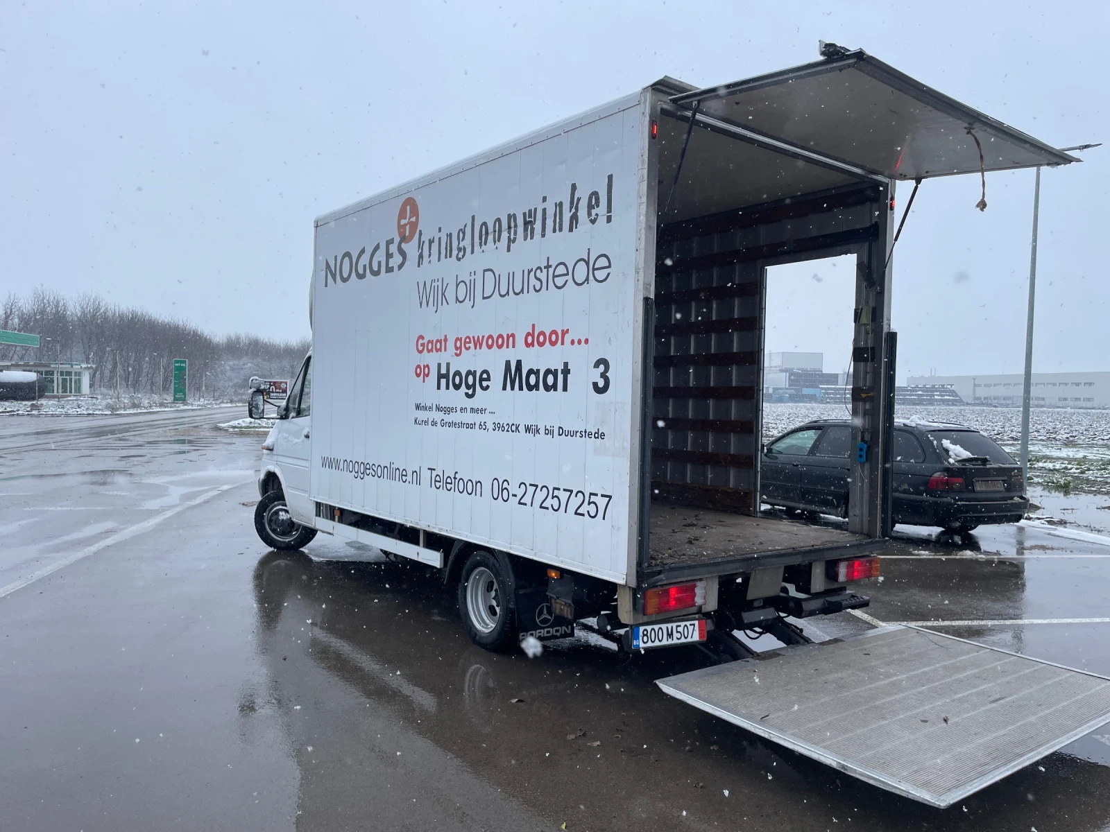 Mercedes-Benz Sprinter Фургон от спринтер с падащ борд!!, снимка 1