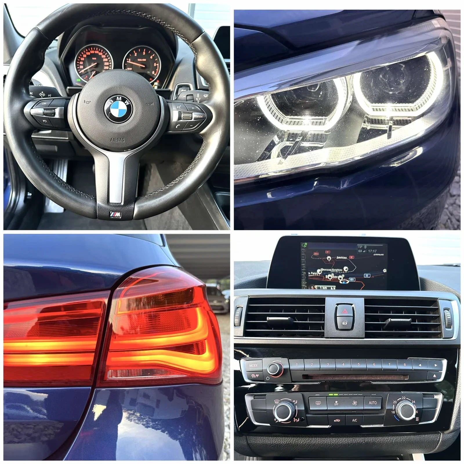 BMW 120 150HP/B47/8ZF/LED/NAVI, снимка 16 - Автомобили и джипове - 54347749