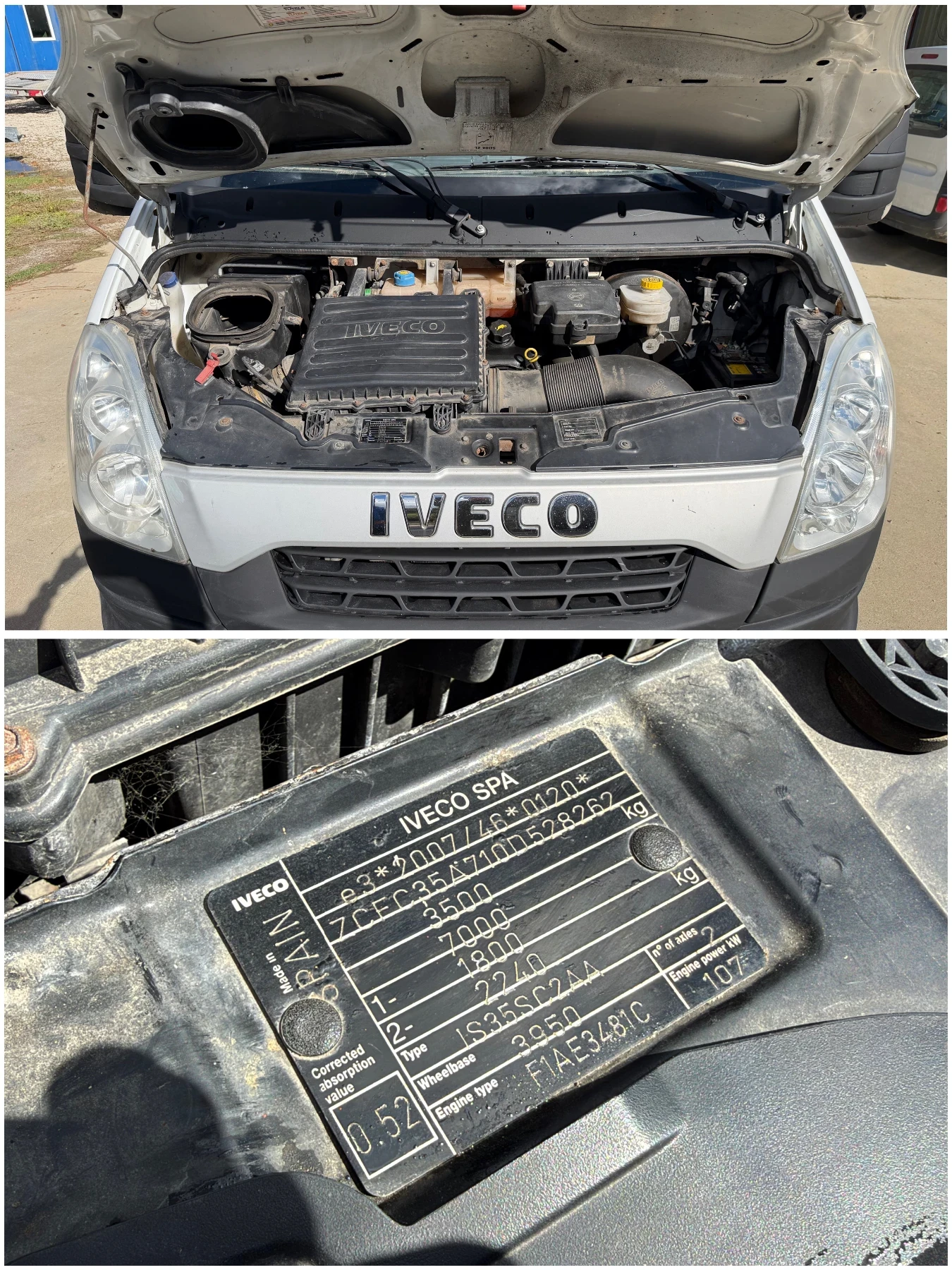 Iveco 35s15 2.3 TD 150к.с, 5м платформа, снимка 8 - Бусове и автобуси - 56533307
