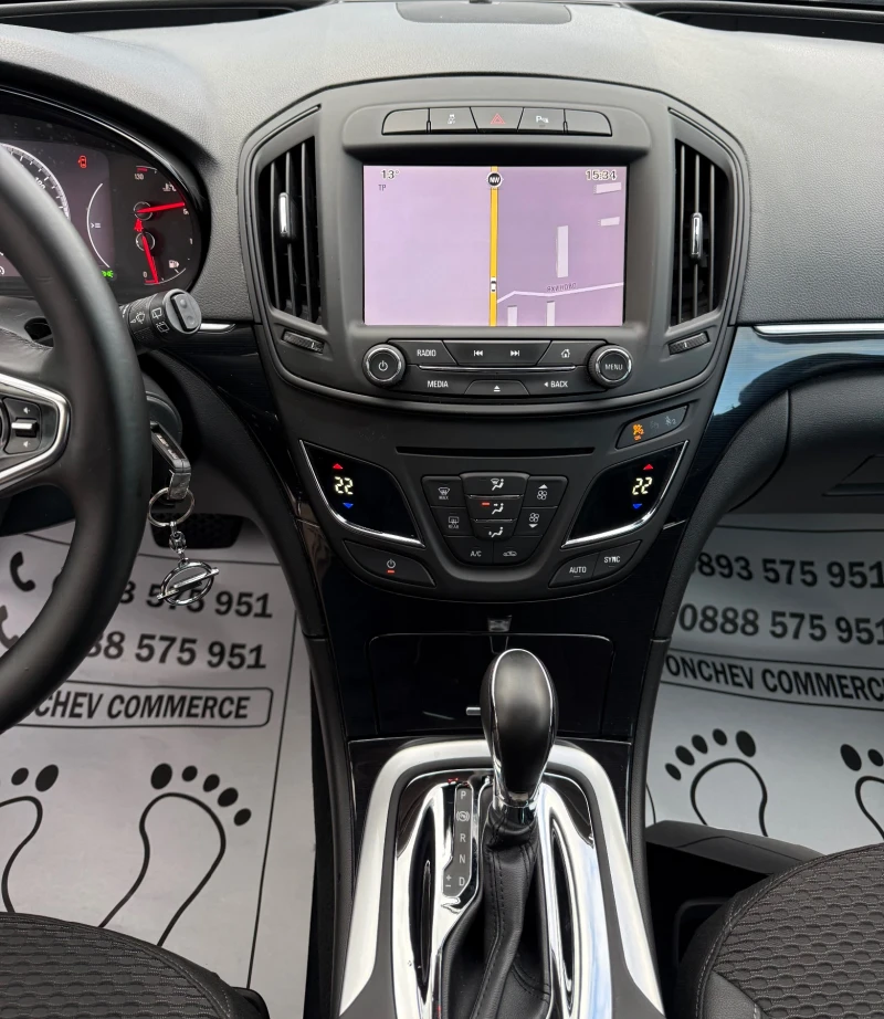 Opel Insignia 2.0-CDTI-COSMO-EURO-5B-NAVI-BG MENU-AUTOMAT-FULL, снимка 9 - Автомобили и джипове - 52511538