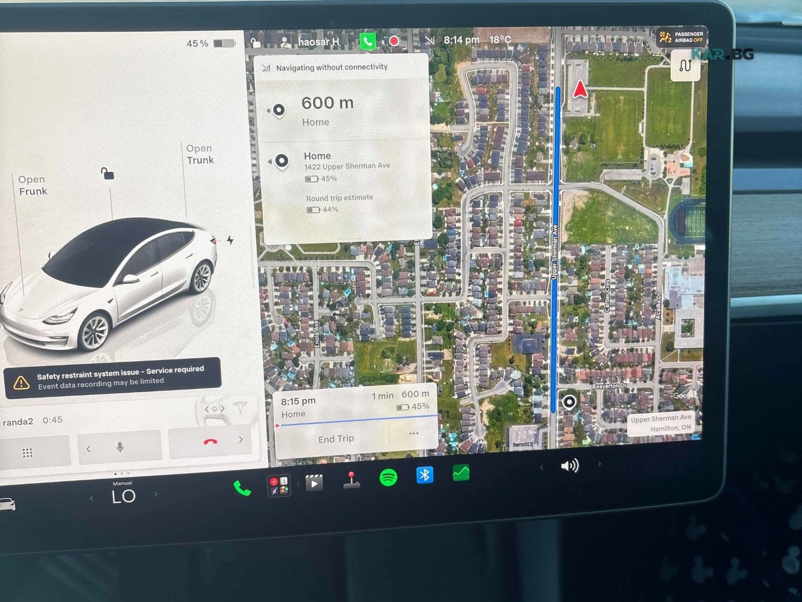Tesla Model 3 RWD АВТОКРЕДИТ ЦЕНА ДО БЪЛГАРИЯ, снимка 8 - Автомобили и джипове - 54748631