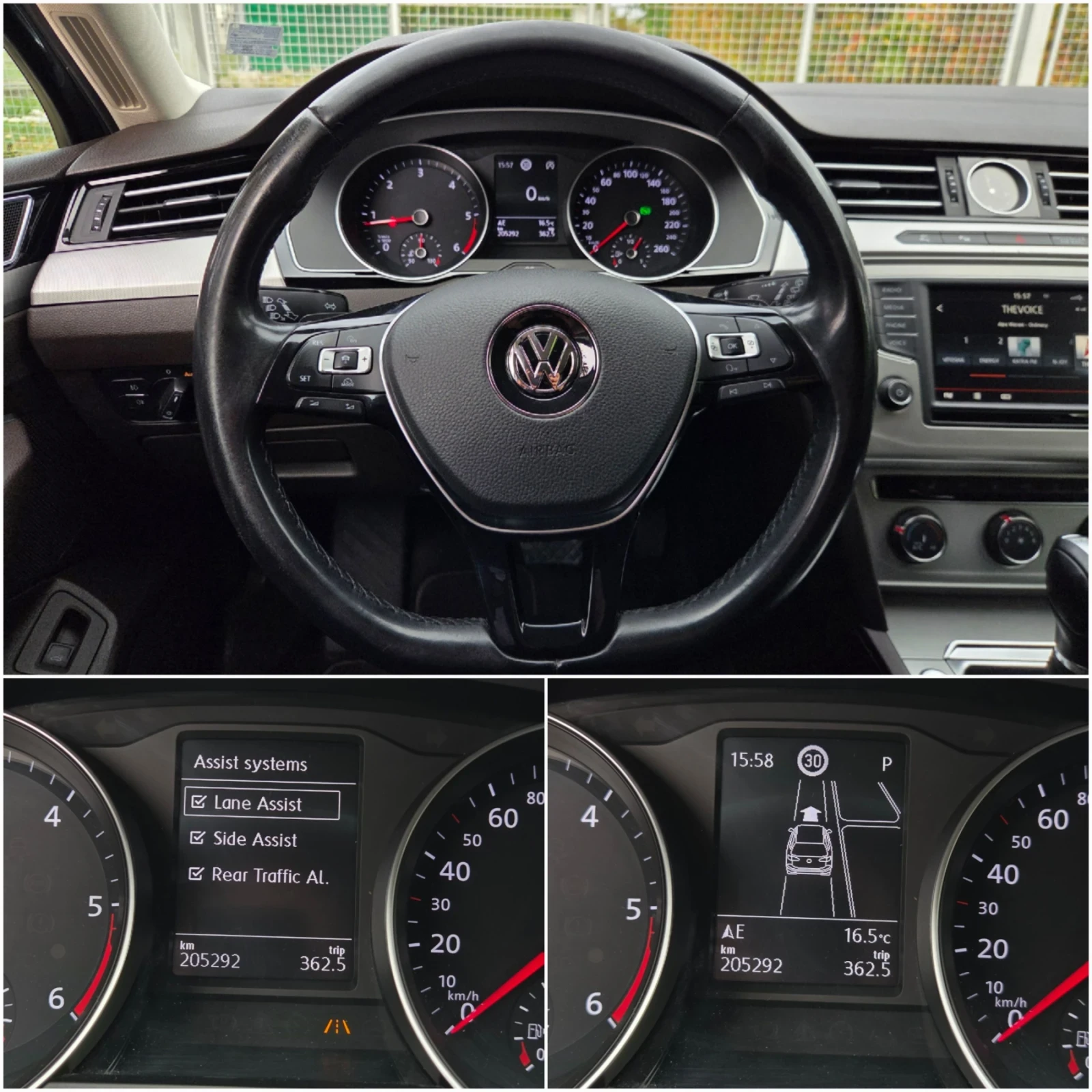 VW Passat 190к.с.* Matrix LED * 360 камера , снимка 12 - Автомобили и джипове - 56649478