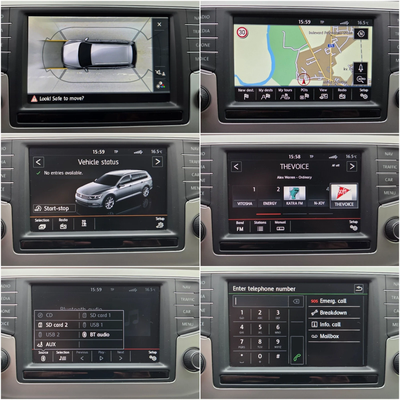VW Passat 190к.с.* Matrix LED * 360 камера , снимка 13 - Автомобили и джипове - 56649478