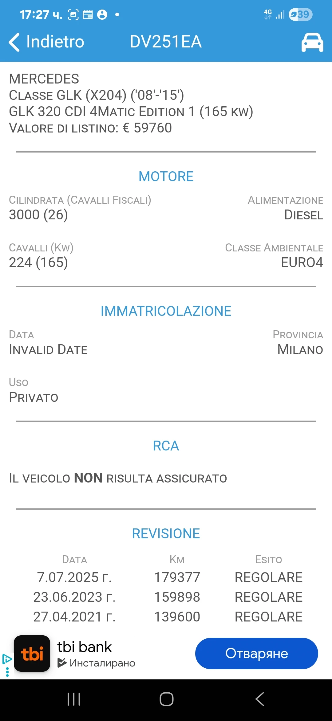 Mercedes-Benz GLK 179400km100%   | Mobile.bg   17