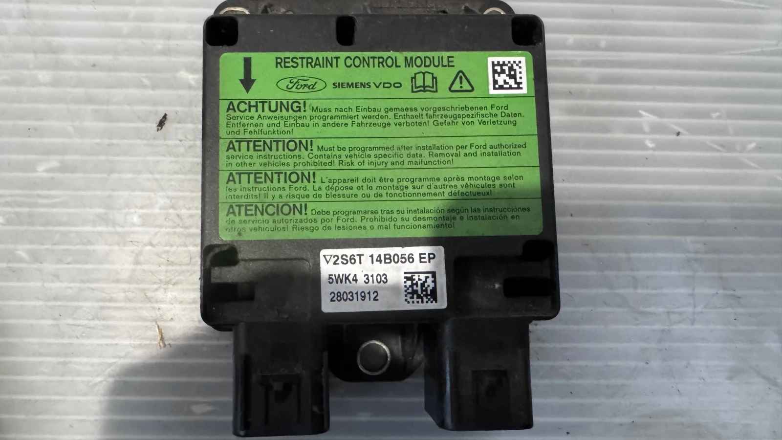 Airbag  /  /  a Ford Fusion - 5WK43103 / 2S6T14B056 / 28031912 | Mobile.bg   2