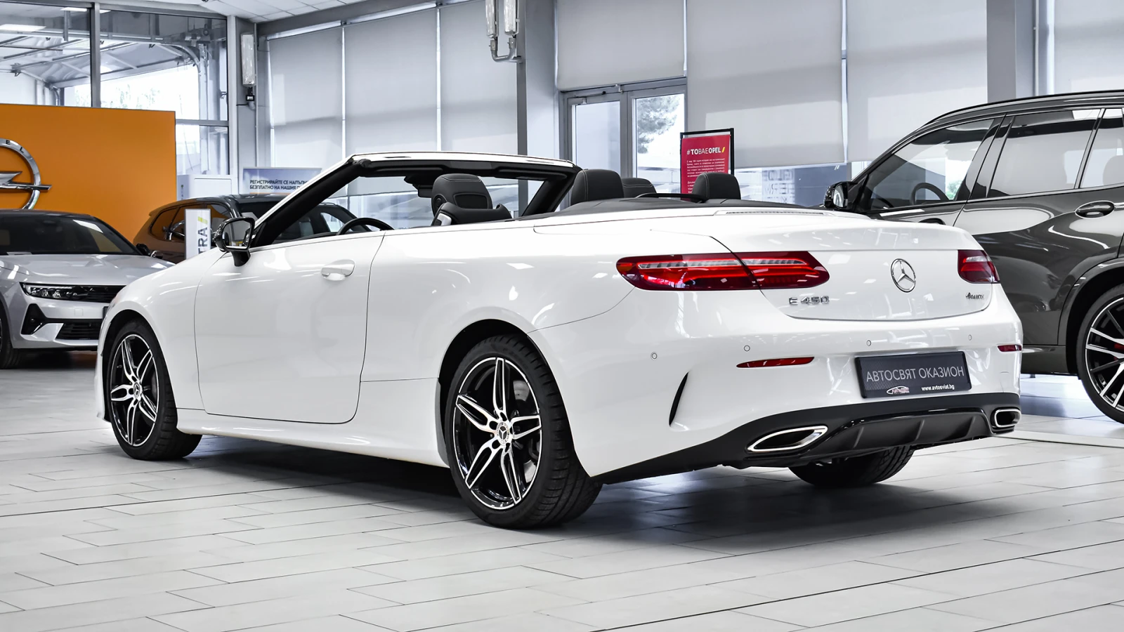 Mercedes-Benz E 450 E450 AMG Line 4MATIC Cabriolet | Mobile.bg � ����������� 7