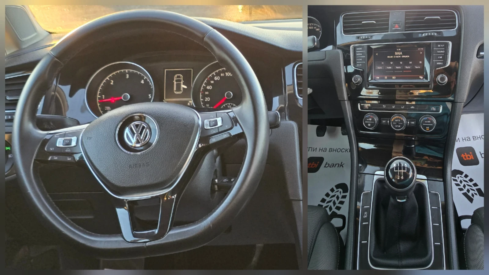 VW Golf Golf 7/1.6TDI/ТОП, снимка 10 - Автомобили и джипове - 55474456