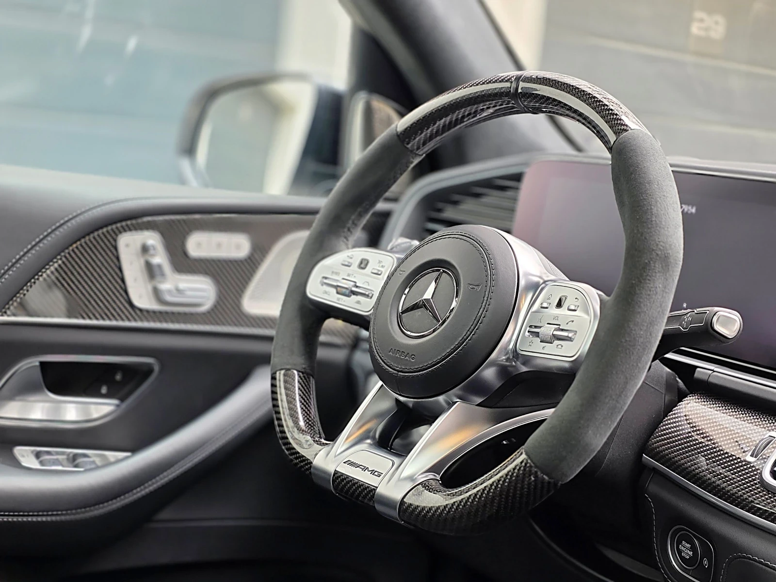 Mercedes-Benz GLS 63 AMG Mercedes GLS63 AMG CERAMIC* CARBON* 3xTV* 4D BURM* | Mobile.bg   12