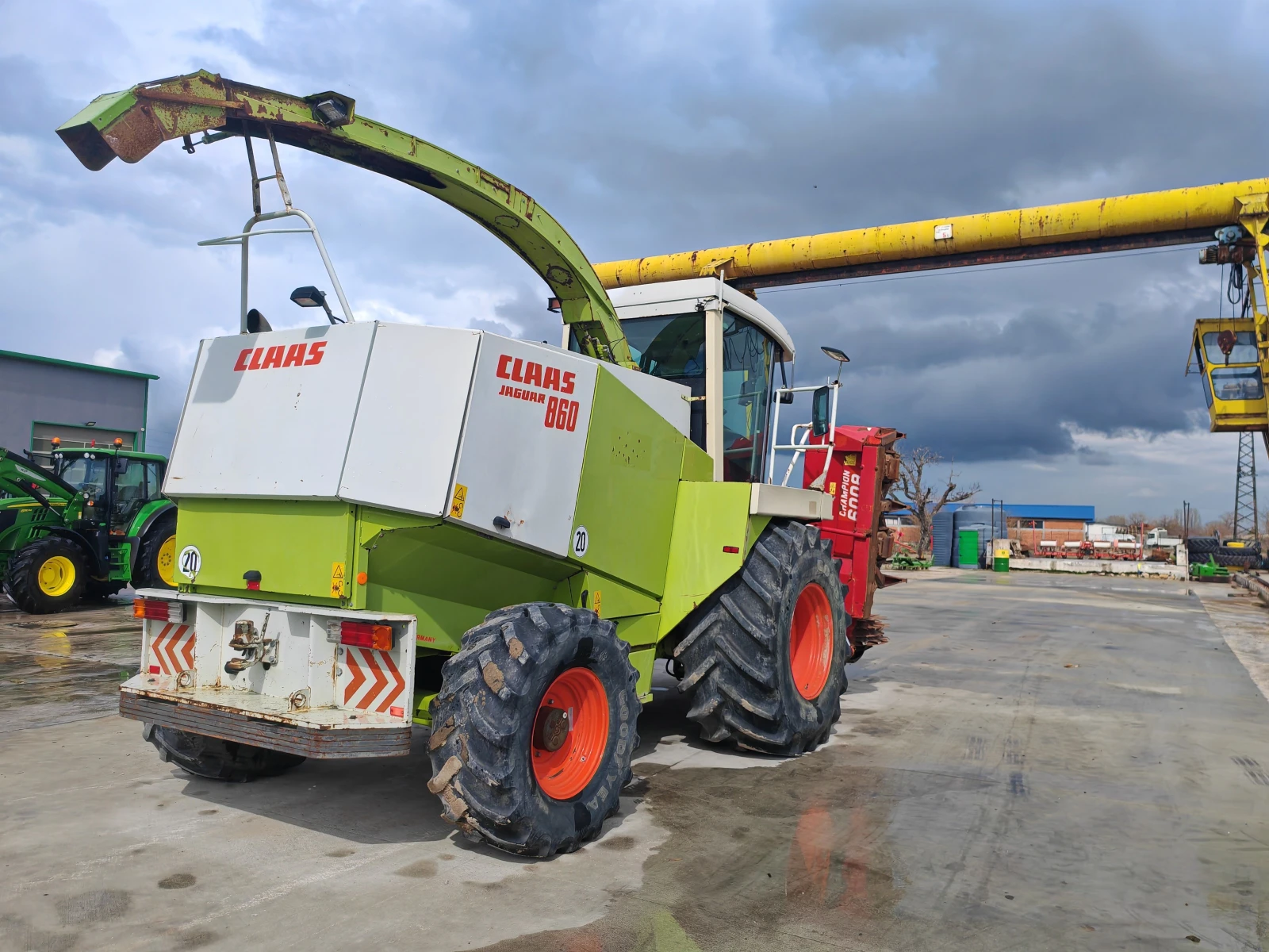 Комбайн Claas Jaguar 860, снимка 6 - Селскостопанска техника - 54005787