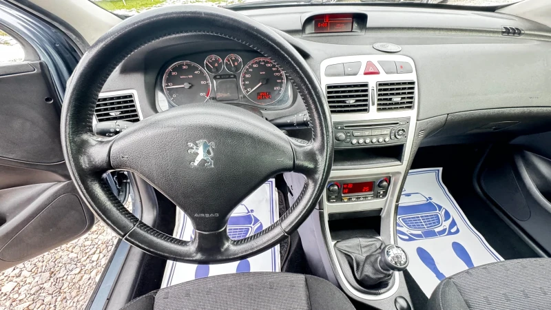 Peugeot 307 1.6 HDI ИТАЛИЯ ПАНОРАМА, снимка 9 - Автомобили и джипове - 53098231
