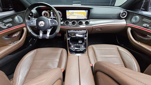 Mercedes-Benz E 53 AMG 4MATIC+ | BURMESTER| HUD| DISTRONIC| ОБДУХ| , снимка 6 - Автомобили и джипове - 55952640
